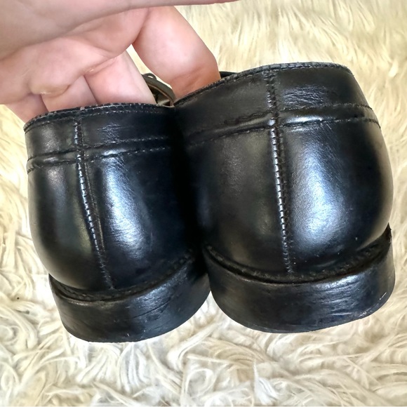 Allen Edmonds La Salle Leather Made in USA MENS Dress Shoes Black Size 10D - Picture 6 of 8